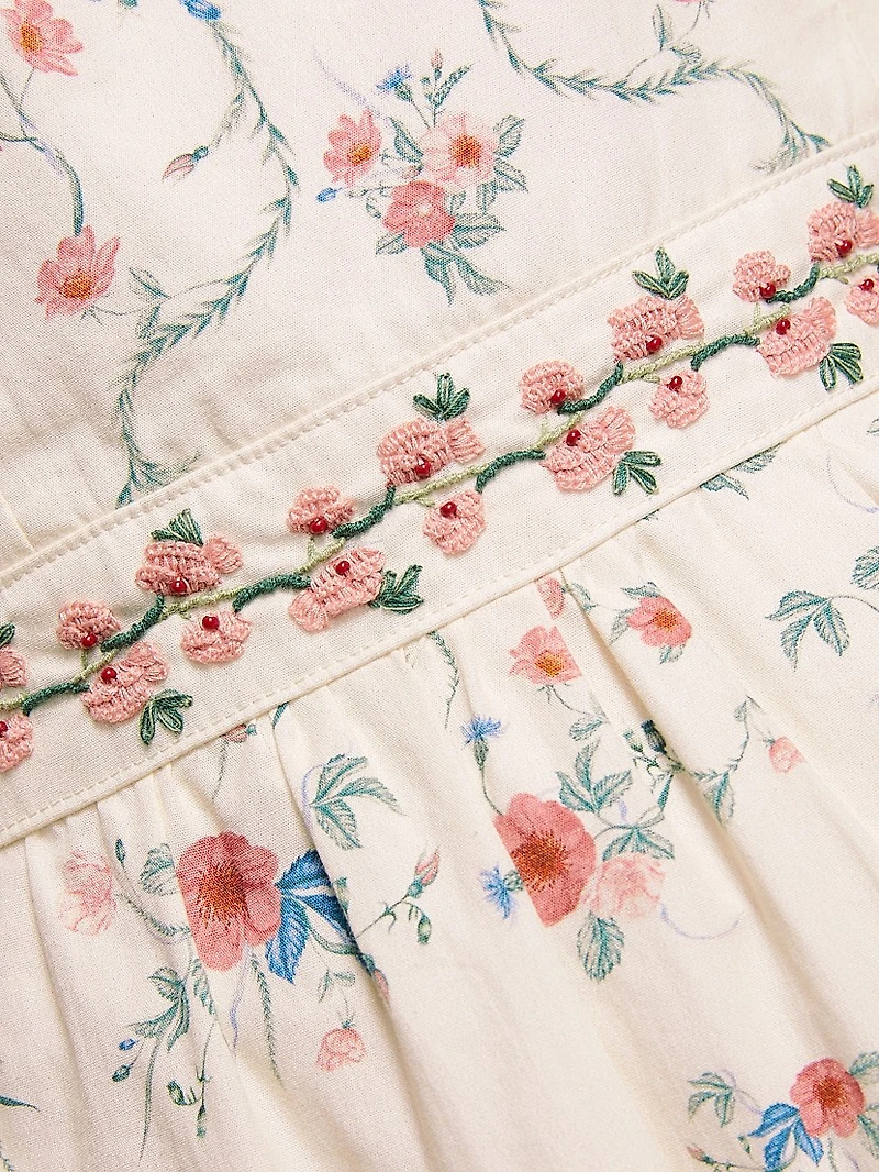 Consuelo Mosqueta Floral Midi-Dress