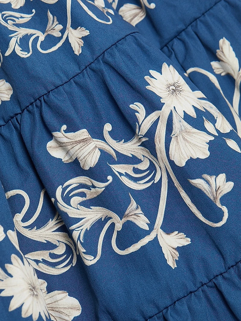 Lima Ribbons Tiered Minidress