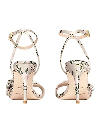 Chelsea 85MM Floral Satin Sandals