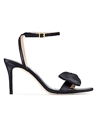 Chelsea Obi-Bow 85MM Satin Sandals