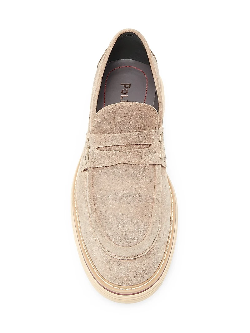 Suede Loafers