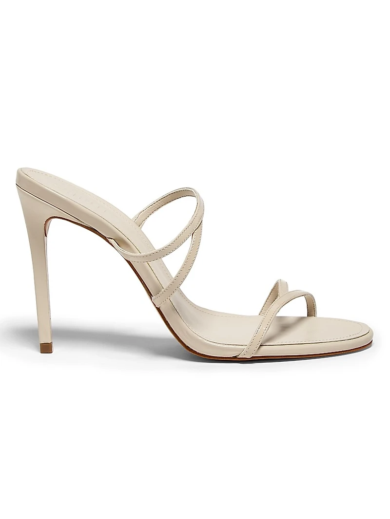 Diana 100MM Leather Stiletto-Heel Sandals