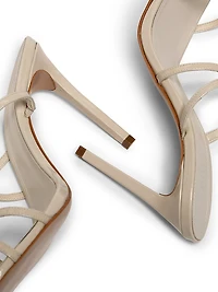 Diana 100MM Leather Stiletto-Heel Sandals
