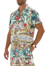 Gardens Of Queluz Gardquel Camp Shirt