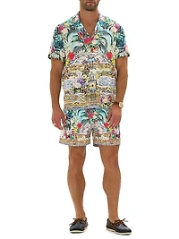 Gardens Of Queluz Gardquel Camp Shirt