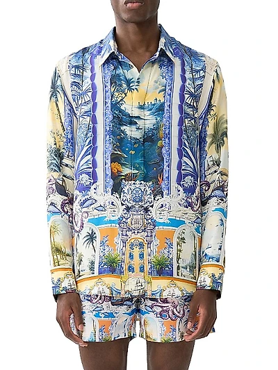 Song Of Saint Anthony Silk Shirt