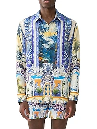 Song Of Saint Anthony Silk Shirt