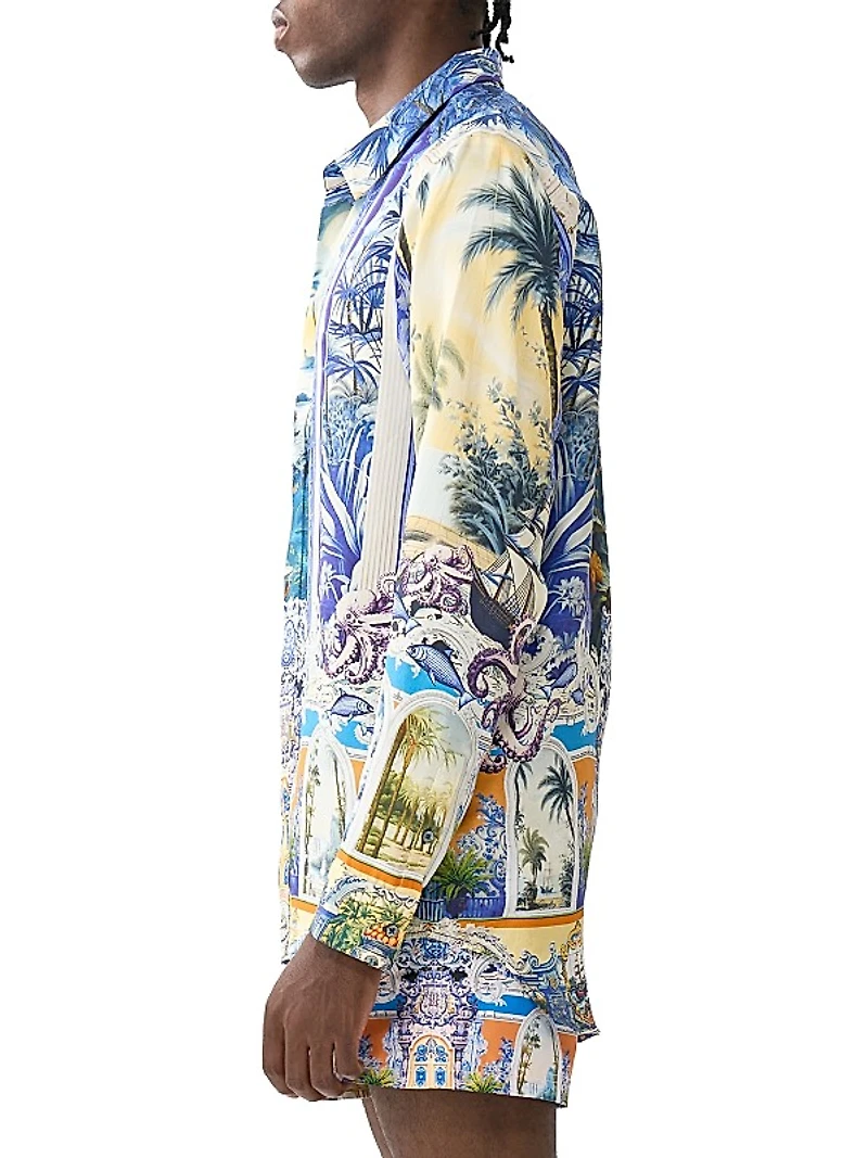 Song Of Saint Anthony Silk Shirt