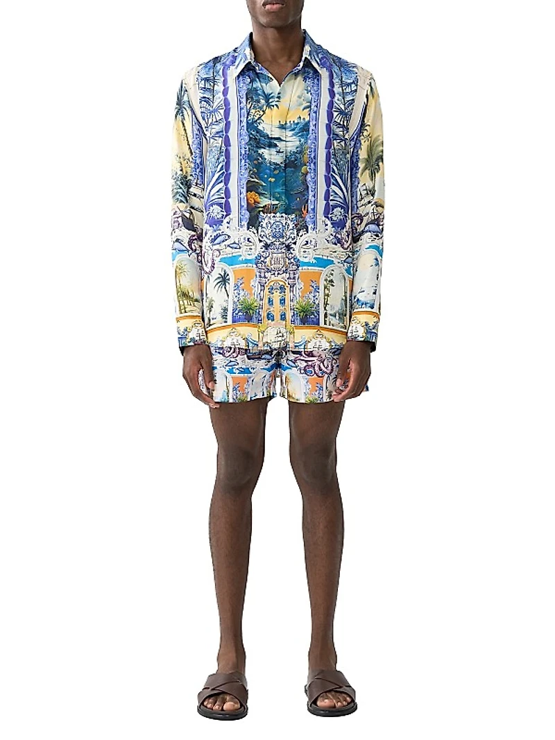 Song Of Saint Anthony Silk Shirt