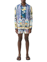 Song Of Saint Anthony Silk Shirt