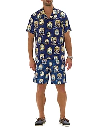 Song Of Saint Anthony Short-Sleeve Camp Shirt