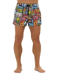 Saldomar Printed Drawstring Swim Shorts