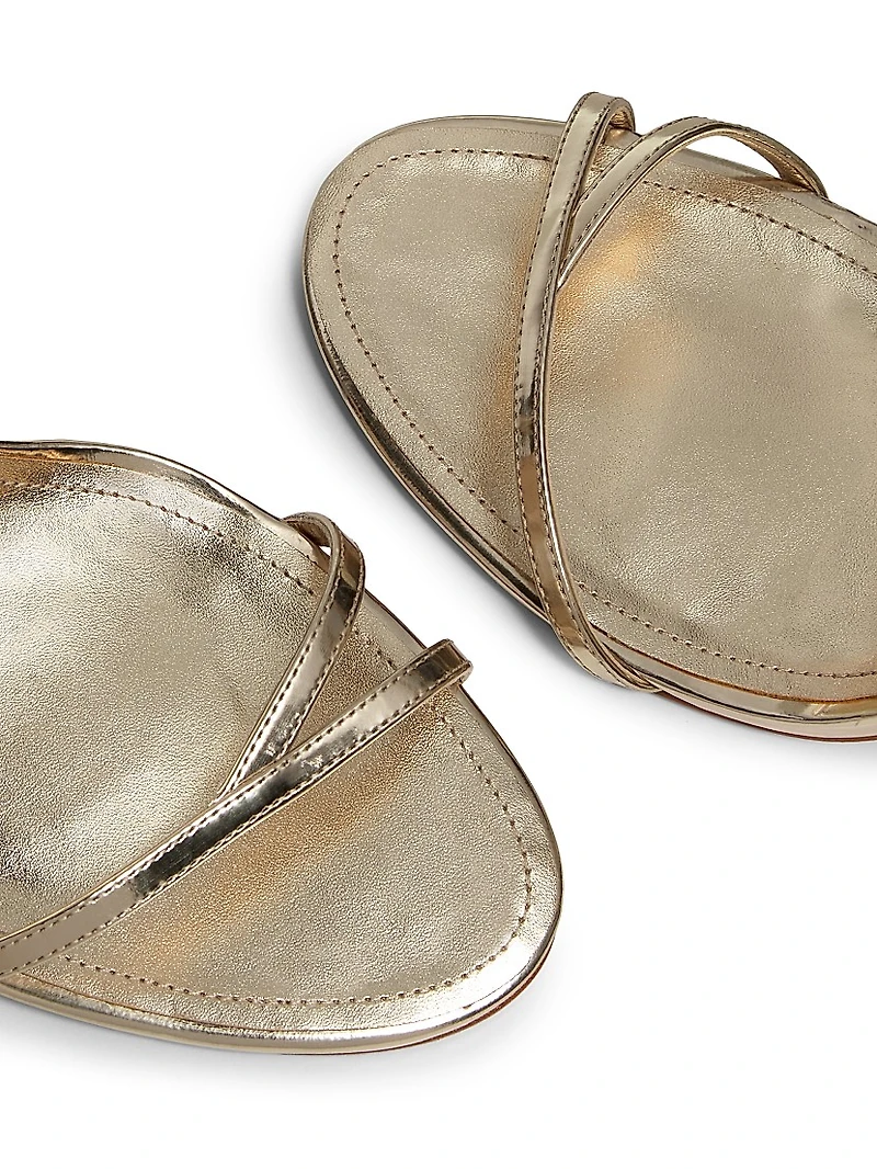Diana 100MM Metallic Stiletto Sandals