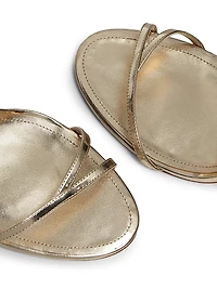 Diana 100MM Metallic Stiletto Sandals