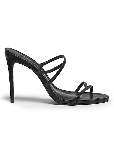 Diana 100MM Leather Stiletto-Heel Sandals