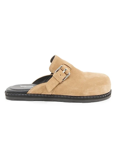Sporty Suede Mules