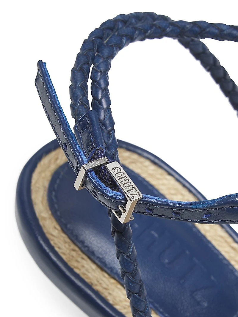 Kaya 100MM Leather Stiletto-Heel Sandals