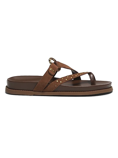 Aveline Studded Suede Sandals