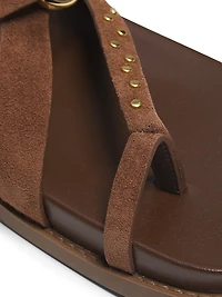 Aveline Studded Suede Sandals