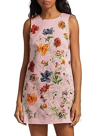 Mackenzie Floral Sleeveless A-Line Minidress