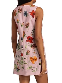 Mackenzie Floral Sleeveless A-Line Minidress