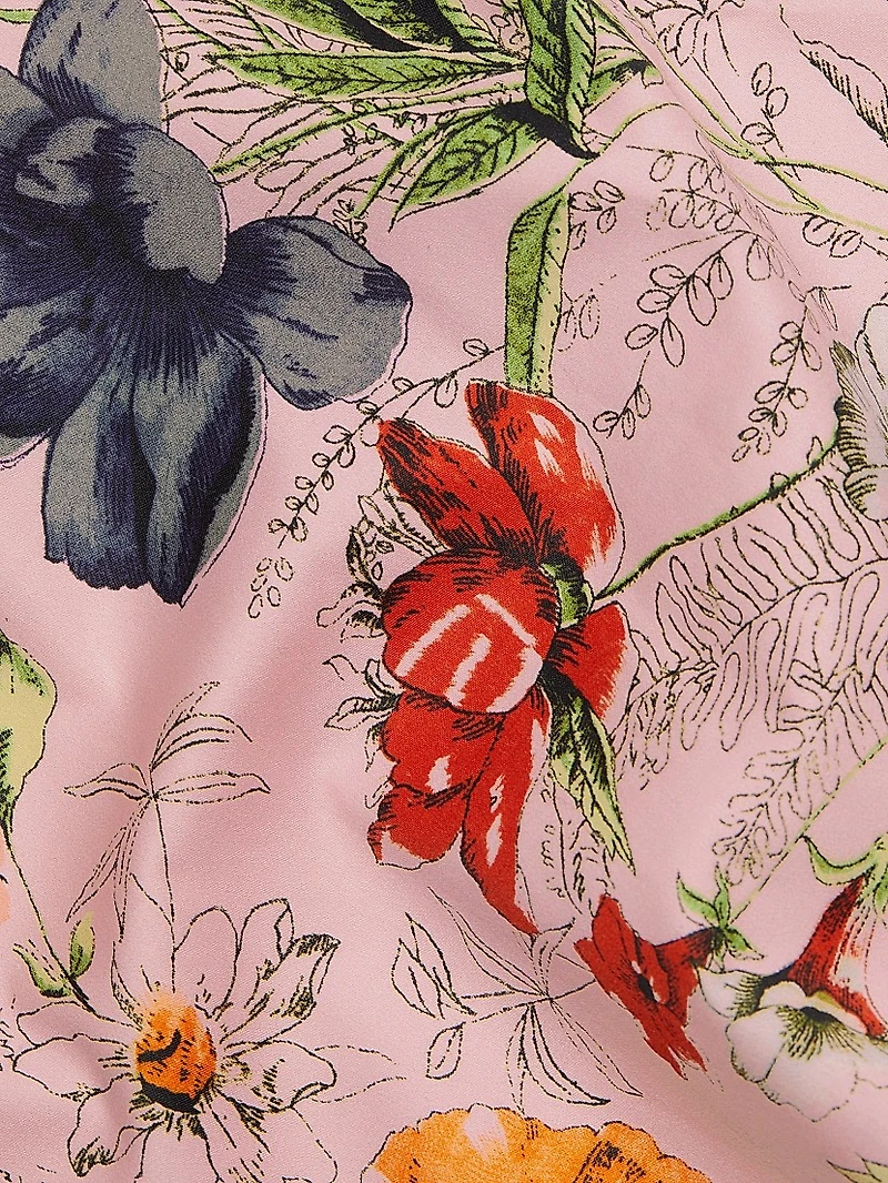 Mackenzie Floral Sleeveless A-Line Minidress