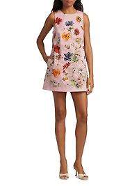 Mackenzie Floral Sleeveless A-Line Minidress