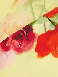 Julie Floral Cotton Midi-Dress