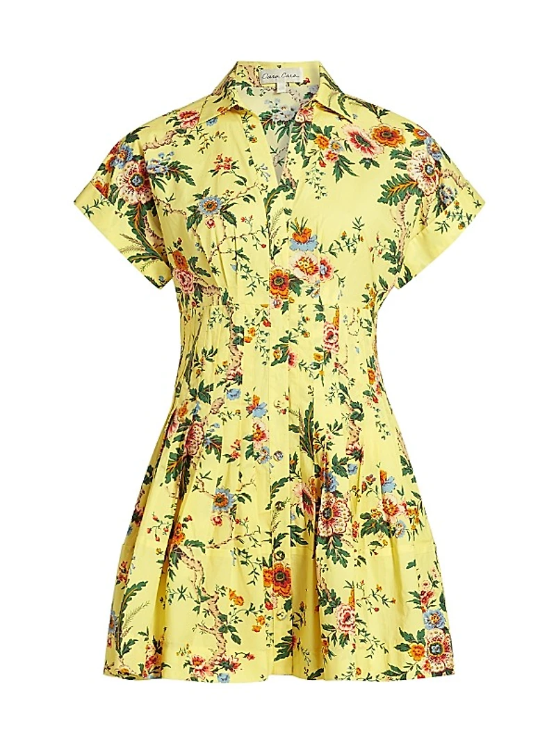 Nash Floral Poplin Cotton Shirtdress