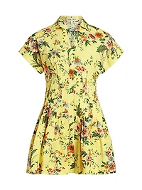 Nash Floral Poplin Cotton Shirtdress