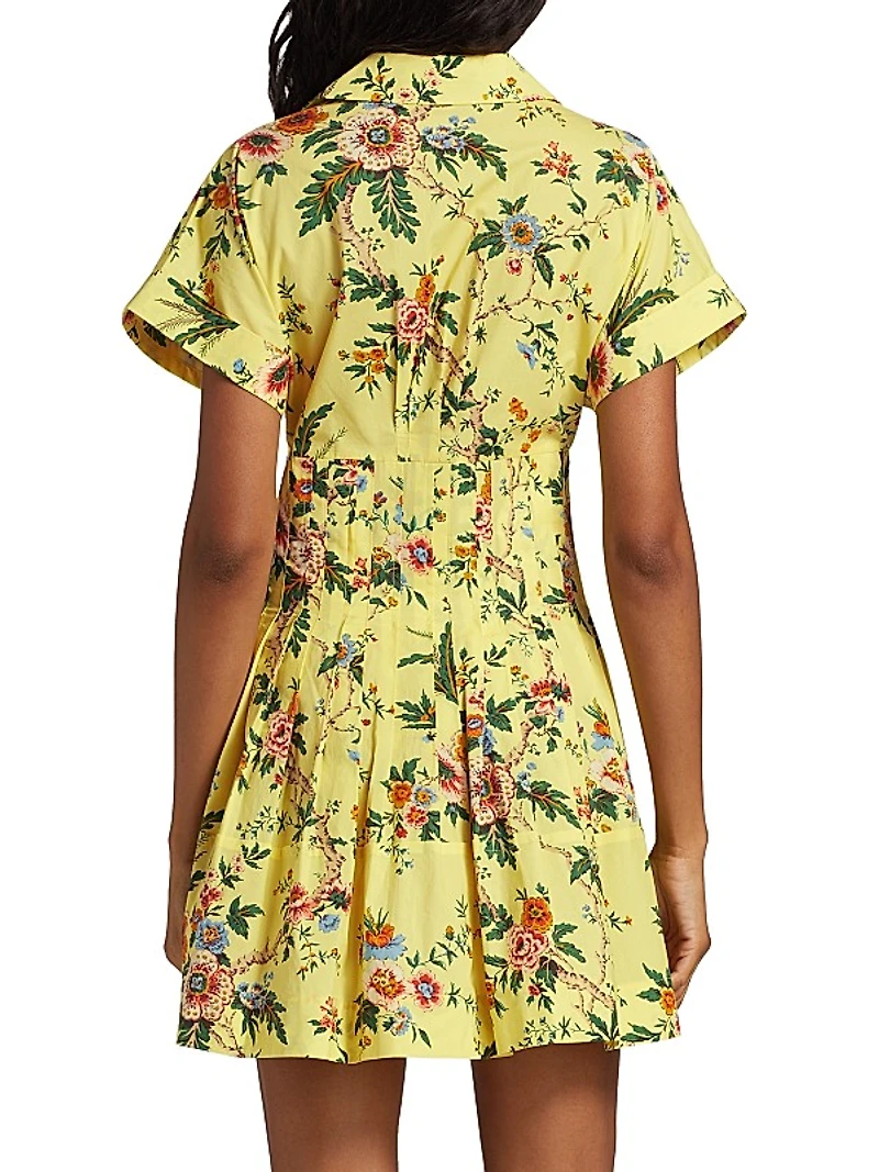 Nash Floral Poplin Cotton Shirtdress