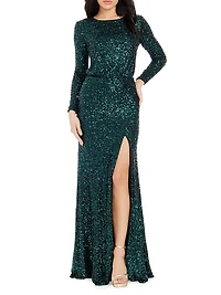 Mischa Sequined Gown