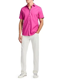 Odyssey Jacquard Button-Front Shirt