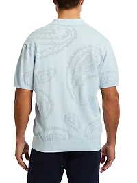 Holbrook Jacquard Polo Sweater