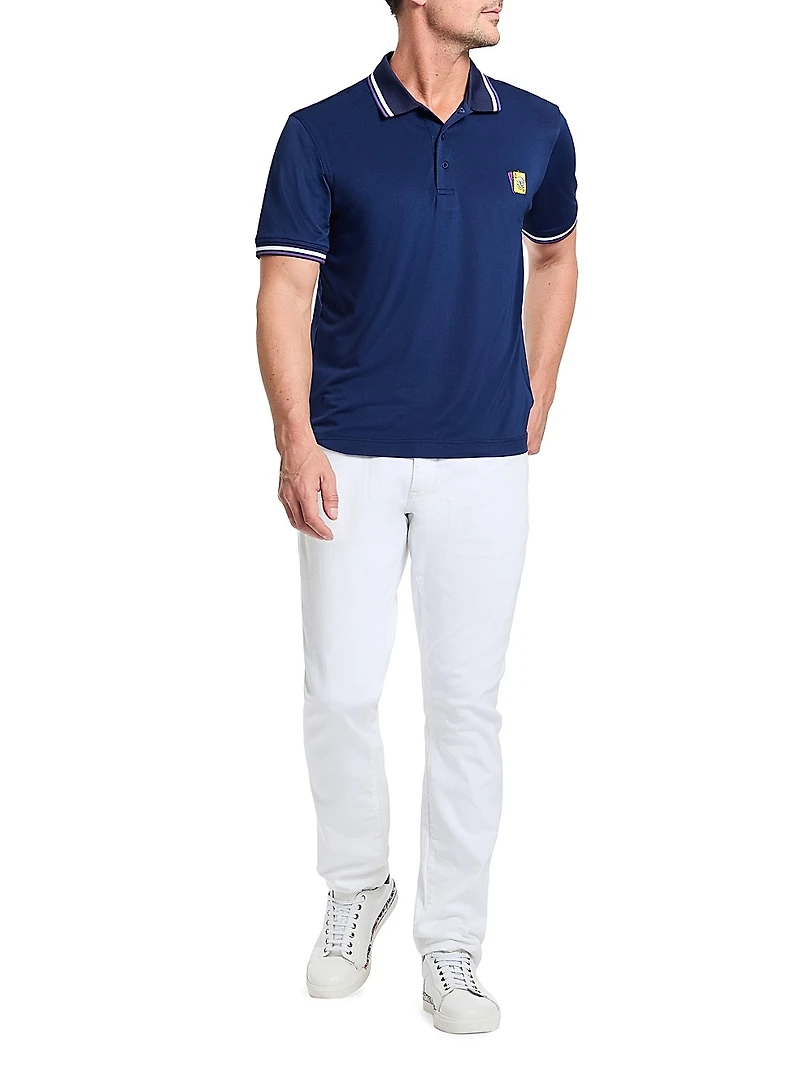 Poker Night Piqué Knit Polo Shirt