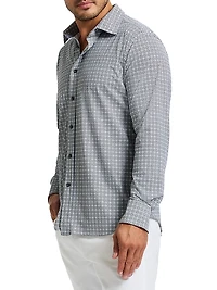 Gresham Circle Print Long-Sleeve Shirt
