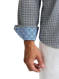 Gresham Circle Print Long-Sleeve Shirt