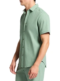 Thresher Woven Button-Front Shirt