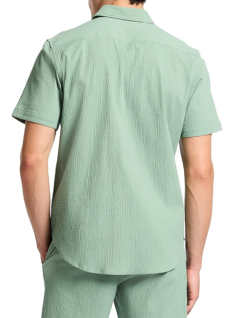 Thresher Woven Button-Front Shirt