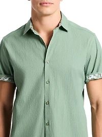 Thresher Woven Button-Front Shirt