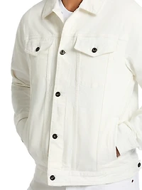 Wells Button-Front Denim Jacket