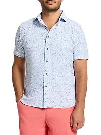 Riptide Stretch Button-Front Shirt