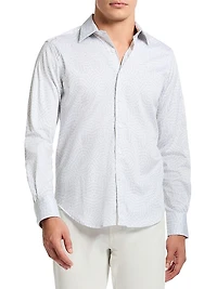 Figueroa Abstract Stretch-Cotton Shirt