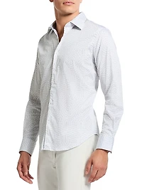Figueroa Abstract Stretch-Cotton Shirt