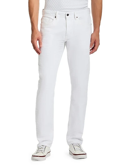 Wells Stretch Straight-Leg Jeans