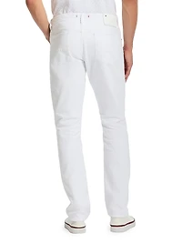 Wells Stretch Straight-Leg Jeans