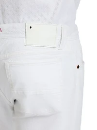 Wells Stretch Straight-Leg Jeans