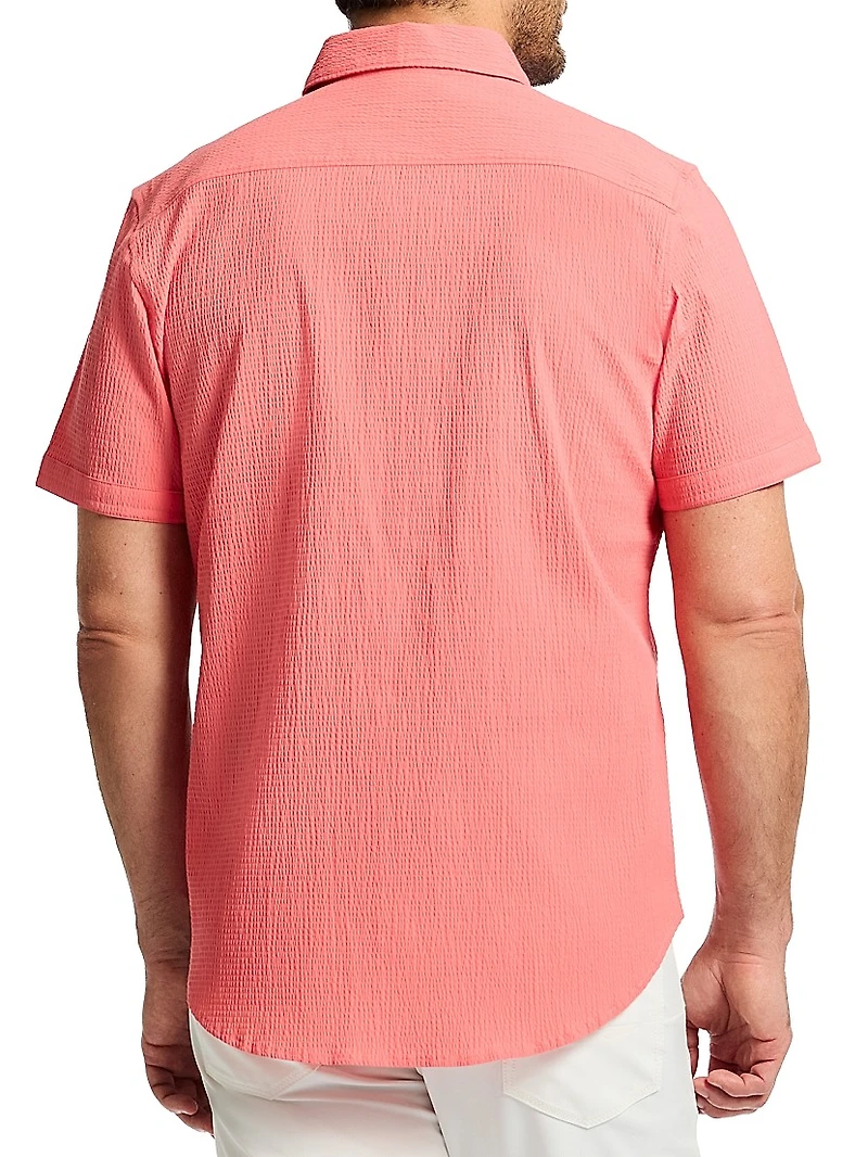 Thresher Stretch-Cotton Button-Front Shirt