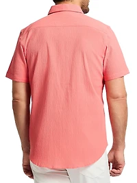 Thresher Stretch-Cotton Button-Front Shirt