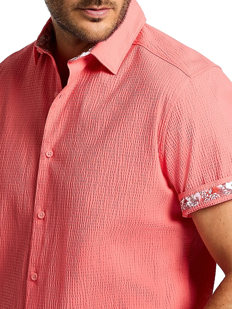 Thresher Stretch-Cotton Button-Front Shirt